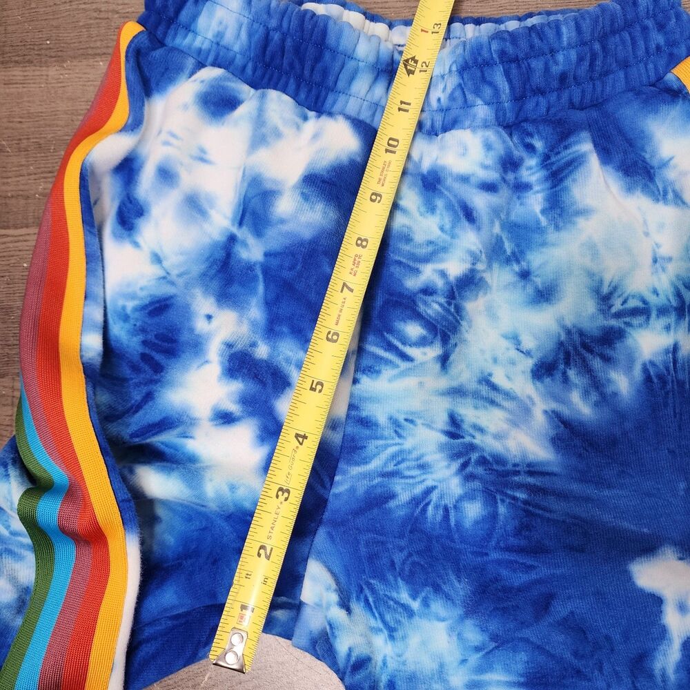 Farm Rio Tie Dye Rainbow Joggers Sweatpants High Rise Womens XS - Picture 12 of 13